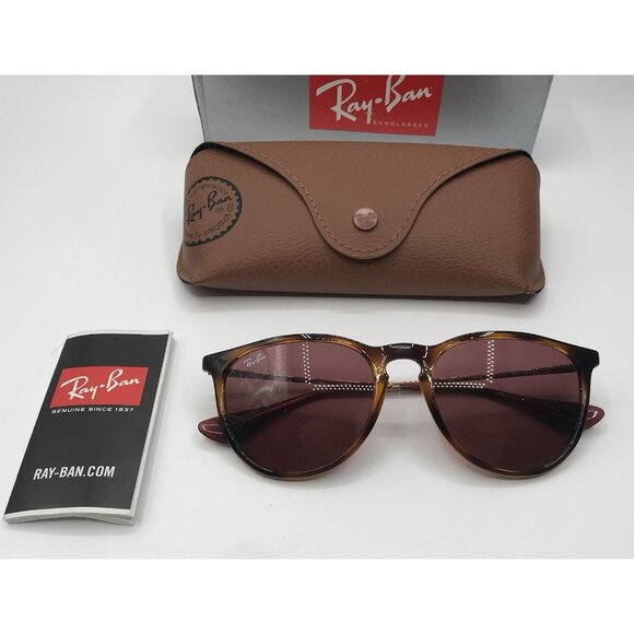 Ray-Ban Sunglasses RB4171 ERIKA ‎ 639175 havana violet With Case main image 8